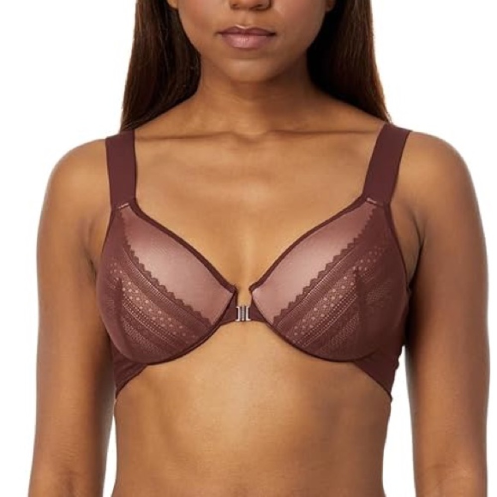 Spanx low profile illusion lace minimizer bra 34D